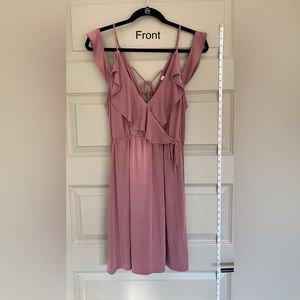Jolie light pink knit dress